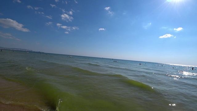 АНАПА, ВИТЯЗЕВО. ОБЗОР ПЛЯЖА АФАЛИНА, море зеленое, как купаться, больше не поедем? смотреть онлайн