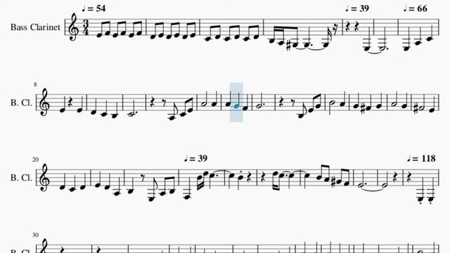 SUPER EASY Bass Clarinet Sheet Music: How to play Merry Go Round of Life by Joe Hisaishi смотреть онлайн