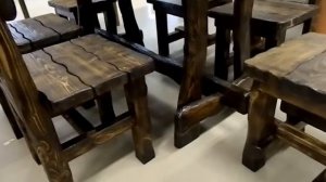 Декоративная мебель из массива дерева2