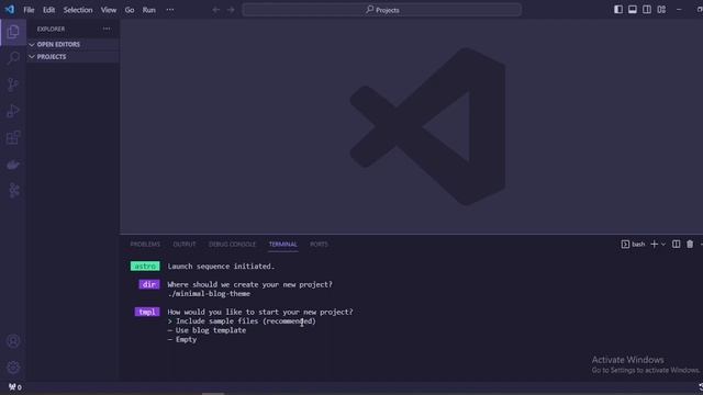 Create new project | Create minimal blog theme with Astro, Tailwind CSS, Markdown смотреть онлайн