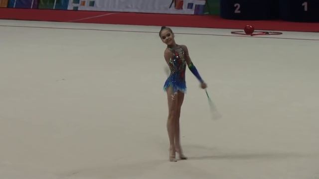 Попова Анна, 2003, булавы, Первенство Москвы, май, 2015 смотреть онлайн