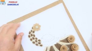 Декоративное панно из джута и мешковины. Поделки своими руками