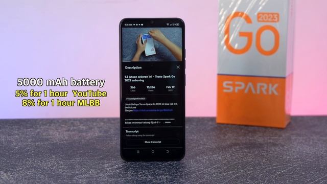 1,2 jt Paling ok - Tecno Spark Go 2023 review смотреть онлайн