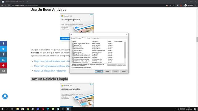 ⛔⚠️ Como SOLUCIONAR CRITICAL_SERVICE_FAILED en WINDOWS 10 (FÁCIL y RÁPIDO) смотреть онлайн