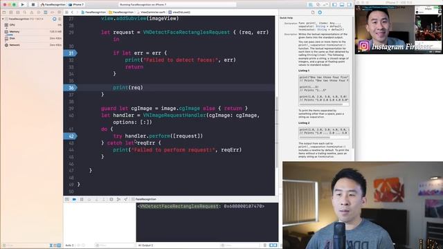 Super Impressive and Easy Face Detection using Vision API in Swift 4 смотреть онлайн