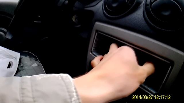 Renault Logan подключение магнитолы Sony CDX-GT210 без разъема. смотреть онлайн