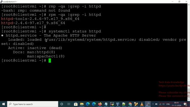 How To Install Apache (HTTPD) On CentOs 7/Red-Hat and Configuring step by step смотреть онлайн