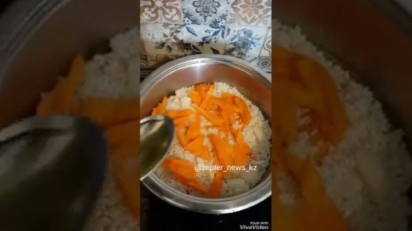 Плов в посуде ZEPTER за 9 минут.  Zepter рецепт . Крышка синхроклик.