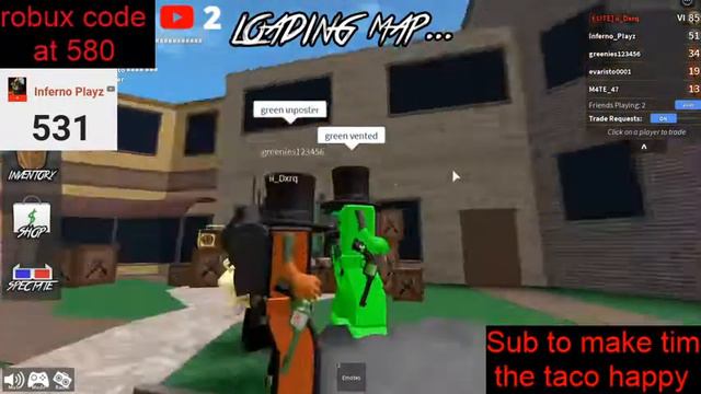 raiding Murder Mystery 2 severs as among us characters part 1(Robux codes) смотреть онлайн
