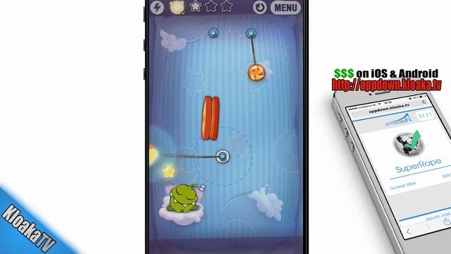 Cut The Rope 16-22 Pillow Box Walkthrough (3 Stars)
