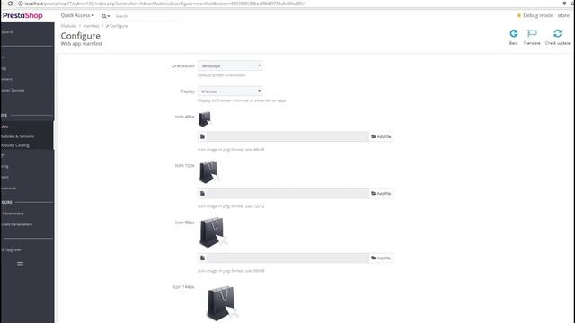 Web App manifest & push notifications PrestaShop смотреть онлайн