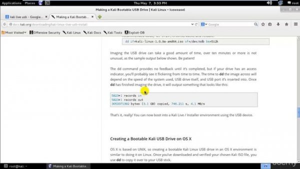 Installing Kali Linux on MacBook