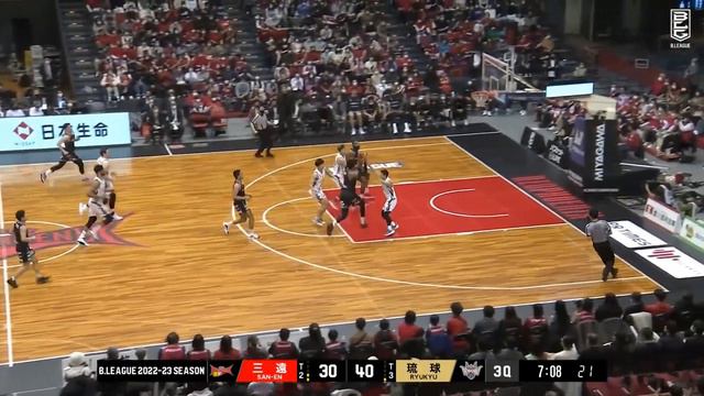 BBall : San-en VS Ryukyu B League Basketball : Thirdy Ravena 15 points смотреть онлайн