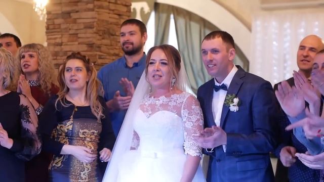 Песня молодоженов. Все гости вместе сочинили песню и спели на свадьбе! смотреть онлайн