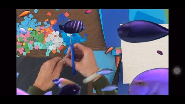 Paper mosaic Rainbow fish смотреть онлайн