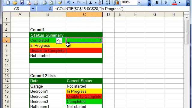 Countif Function in Microsoft Excel смотреть онлайн