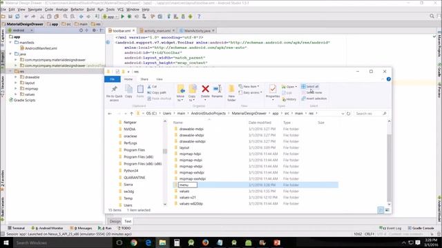 Beginners Android Studio Tutorial – 52 Material Design Navigation Drawer Part Two смотреть онлайн