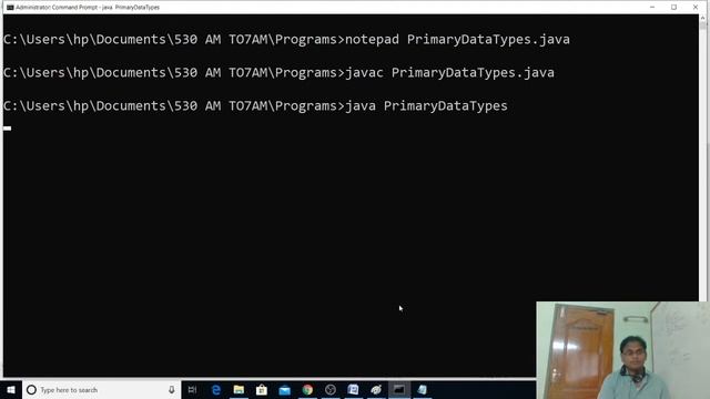9. Data Types & With Class and Objects Core Java In English смотреть онлайн