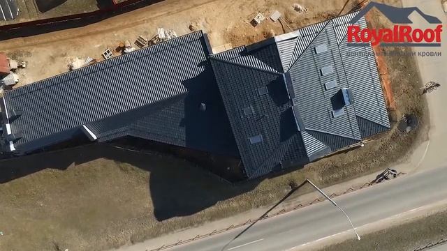 X-Matt цвет черный - Модульная металлочерепица Венеция (Venecja) смотреть онлайн