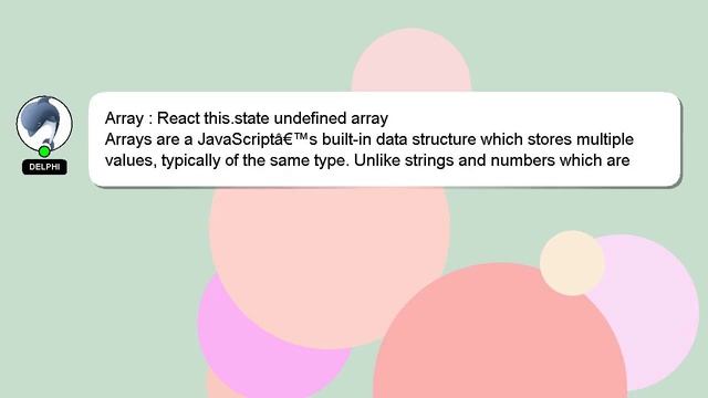 Array : React this.state undefined array смотреть онлайн