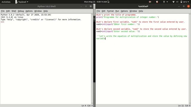 Integer Multiplication in Python. смотреть онлайн