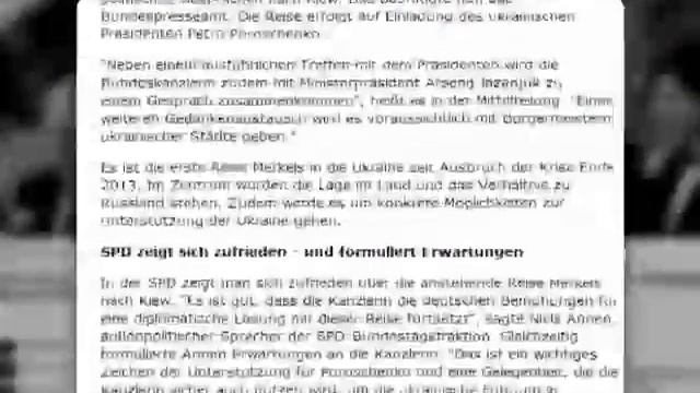 Меркель на встрече с Порошенко попытается склонить его к соглашению о мире смотреть онлайн
