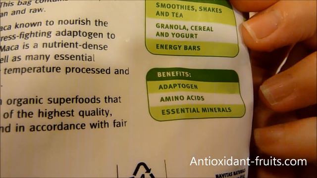 Navitas Naturals Smoothie Choco-Maca-Nana-Shake - Antioxidant-fruits смотреть онлайн