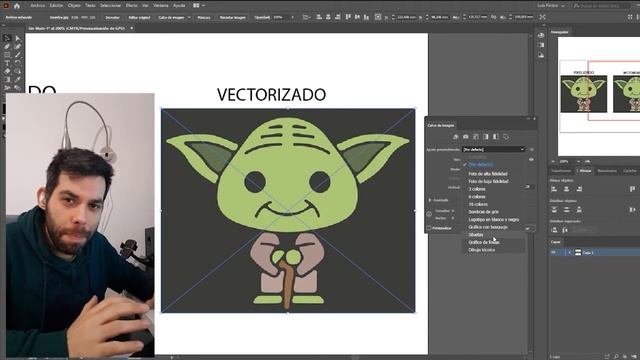 ? CALCO DE IMAGEN en ILLUSTRATOR ? vectorizar imagen en illustrator JPG PNG смотреть онлайн