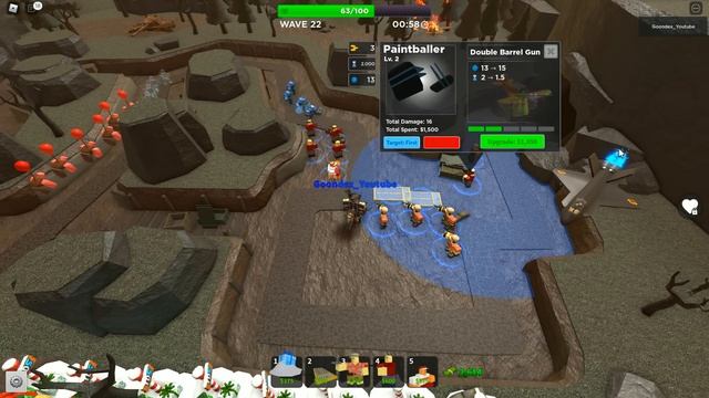 Ace Pilot, Scout and Paintballer Hardcore Mode Roblox Tower Defense Simulator смотреть онлайн