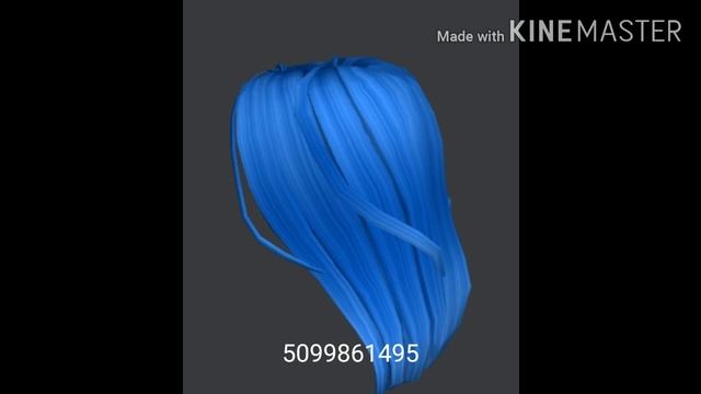 Roblox blue hair ID codes ~ смотреть онлайн