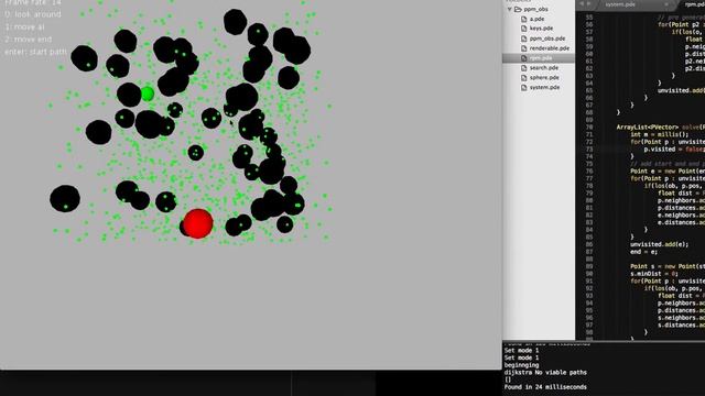 Dijkstra's algorithm in 3D space смотреть онлайн