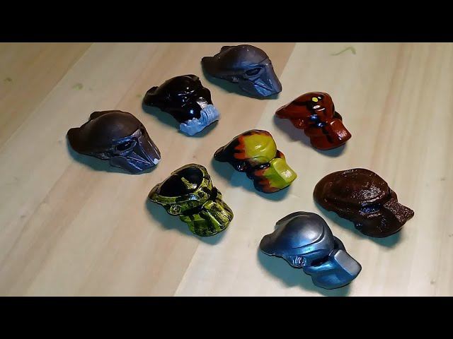 Custom-made Predator's Biomasks (Neca-size 8 inches Standart) / Кfстомные биомаски для хищников смотреть онлайн
