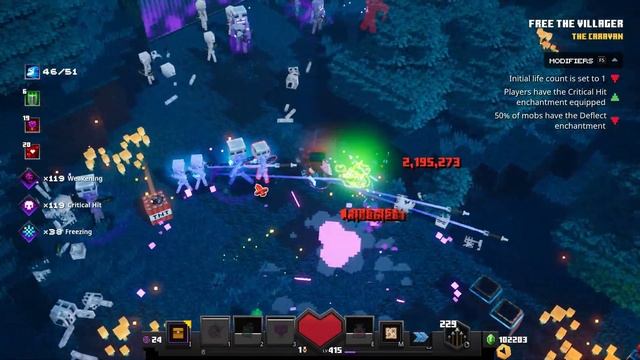"TANK ASSASSIN" Fangs of Frost OP Tank Build Guide for Minecraft Dungeons смотреть онлайн