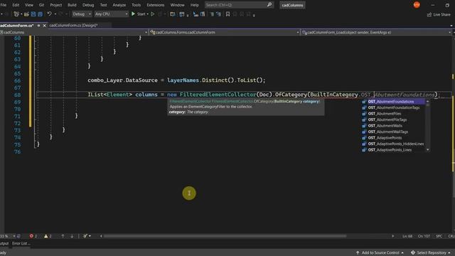 Create Columns in Revit using CAD Import [Revit API] смотреть онлайн