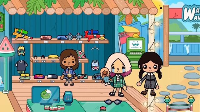 ? Wednesday and Enid | ? Child abduction #2 | Toca Boca ? смотреть онлайн