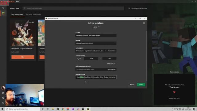 Minecraft Poradnik jak zainstalować mod Dungeons, Dragons & Space Shuttles смотреть онлайн