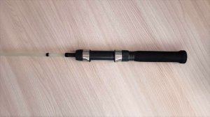 Самодельный спиннинг из стекла для мормышинга