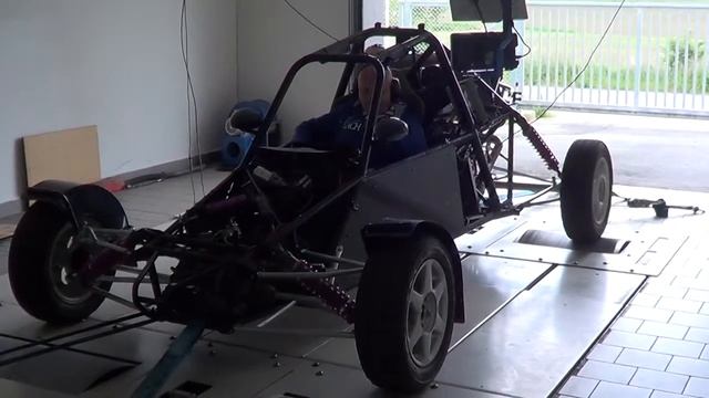 Buggy Yamaha 600 on the dyno смотреть онлайн