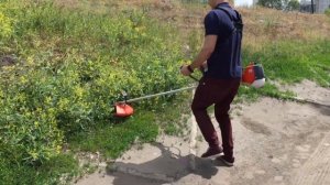 Испытание мотокосы Oleo-Mac Sparta 25