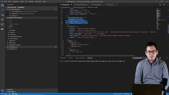 How to create a React Component Library | GitLab NPM registry | Babel | Material UI | Step by step смотреть онлайн