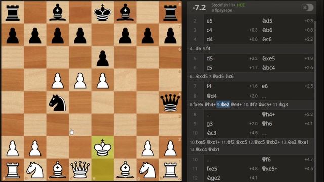 7 ходов Пешками ПОДРЯД в дебюте! Шахматная ловушка смотреть онлайн