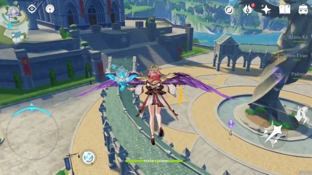 Genshin impact фарм ресурсов для прокачки Нин Гуан 90 лвл смотреть онлайн