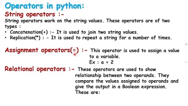 Python for class 7th | operators and comments | Lecture - 04 смотреть онлайн