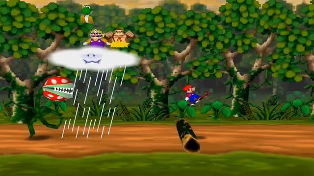 Mario Party 1 Mini Games - Piranha's Pursuit смотреть онлайн