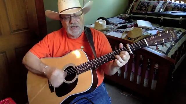 1840 - Crazy Arms - Ray Price vocal & acoustic guitar cover & chords смотреть онлайн