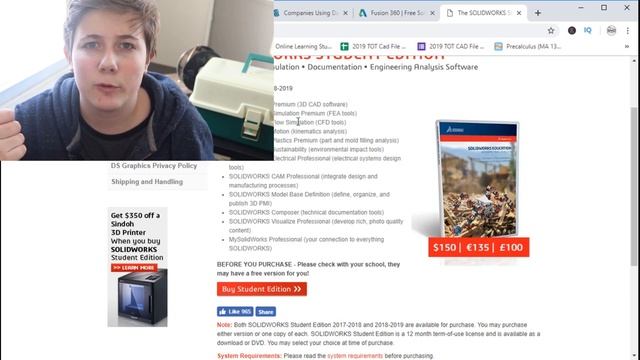 Fusion 360 vs Solidworks: Best CAD Software for Students смотреть онлайн