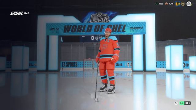 6S CENTER GAMEPLAY | NHL 24 EASHL смотреть онлайн