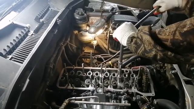 Замена прокладки ГБЦ Нива шевроле 2123