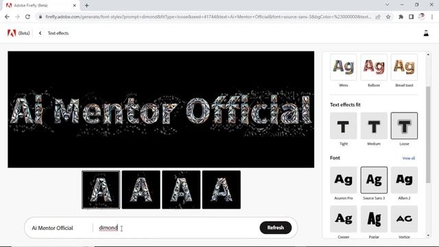 How to Apply Styles or Textures to Text in Adobe Firefly| Part 01 смотреть онлайн