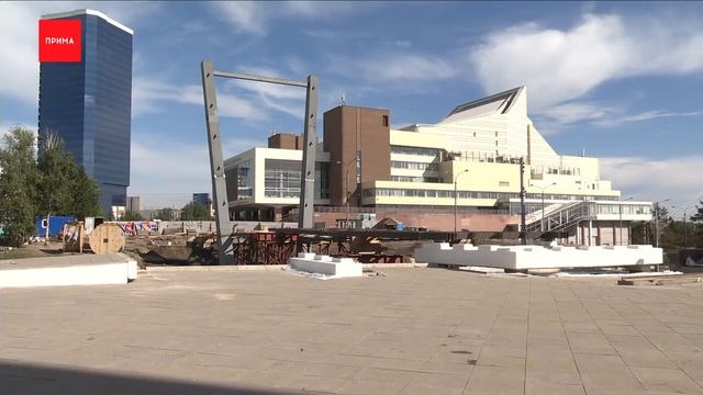 Подрядчик установил перекрытия моста на БКЗ смотреть онлайн